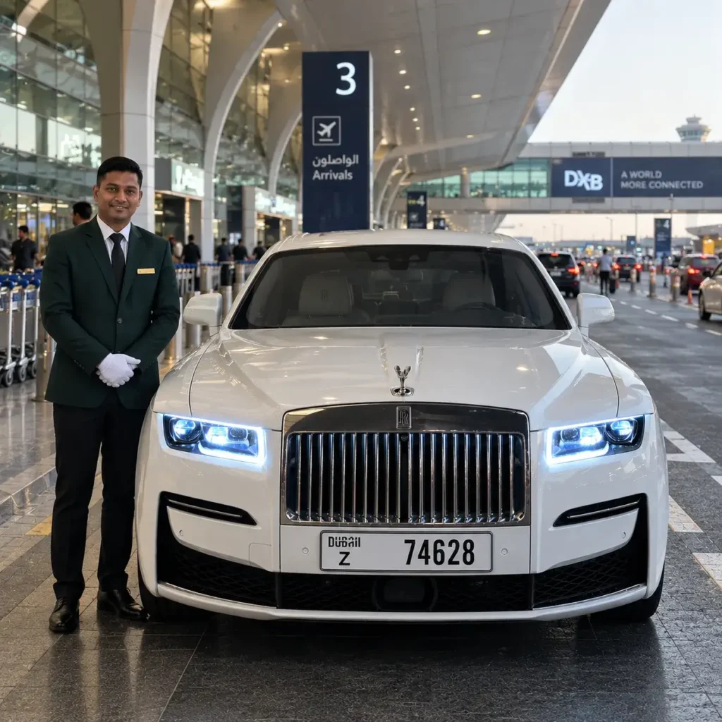 rolls royce airport transfer dubai