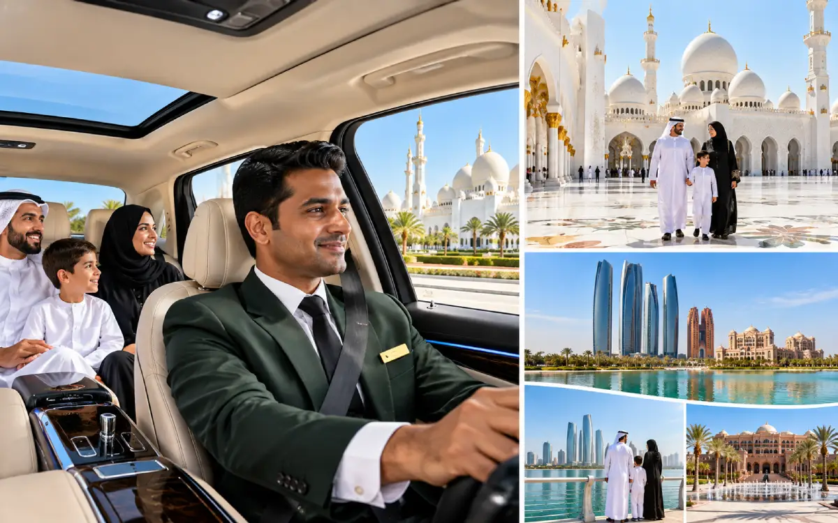 Abu Dhabi city and Sheikh Zayed Grand Mosque tour