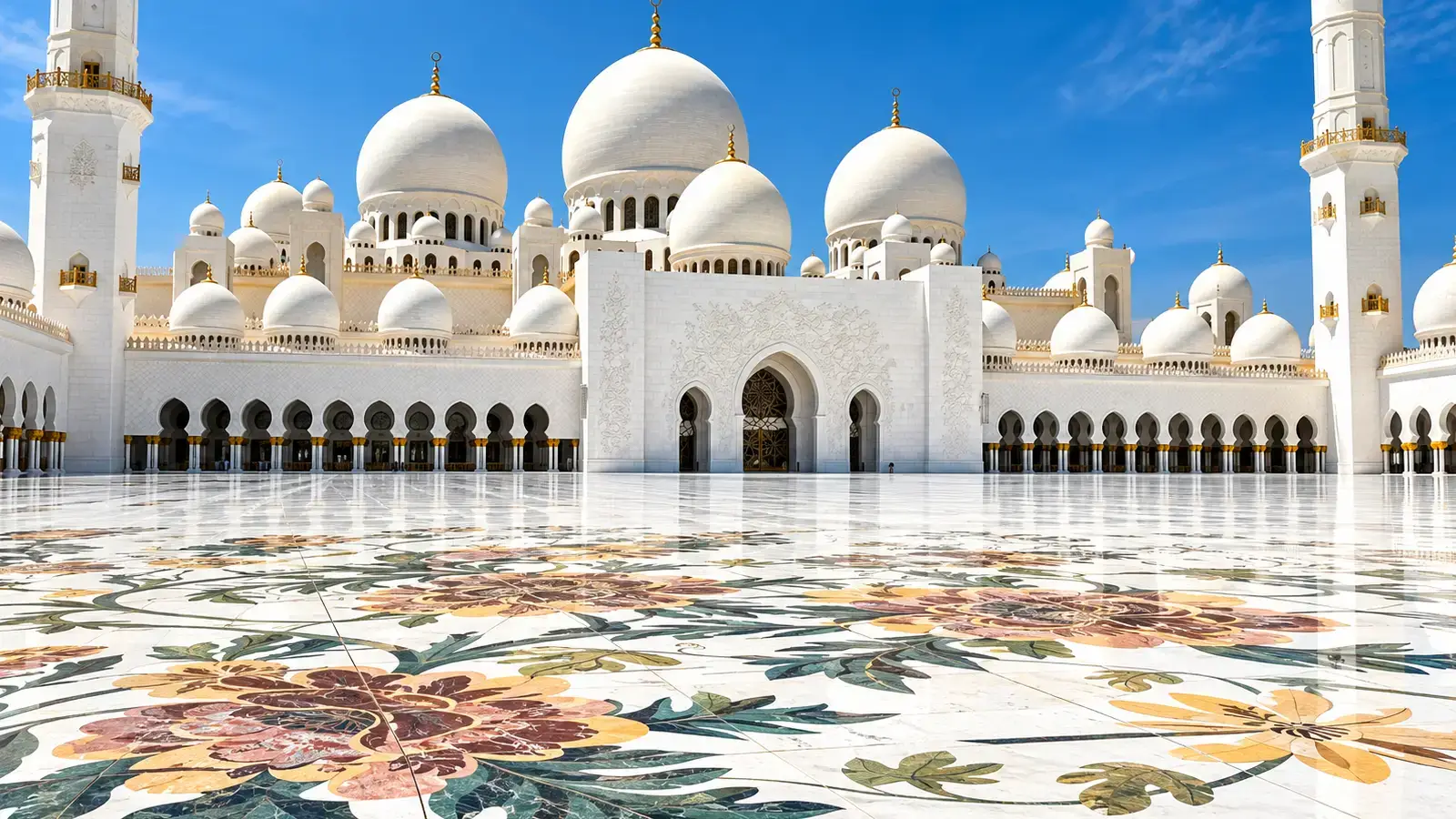Sheikh Zayed Grand Mosque Abu Dhabi tour